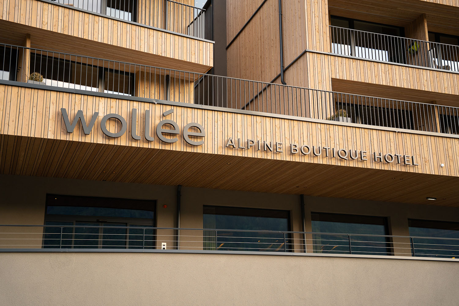 Holzhandel Erhardt - Projekt Boutiquehotel wollée in Schladming, Steiermark
