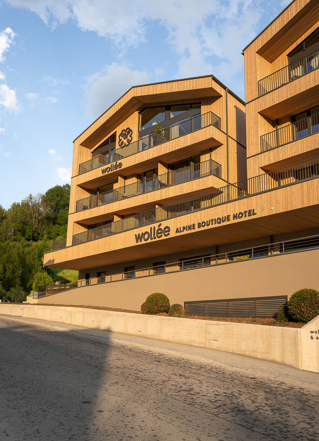 Holzhandel Erhardt - Projekt Boutiquehotel wollée in Schladming, Steiermark